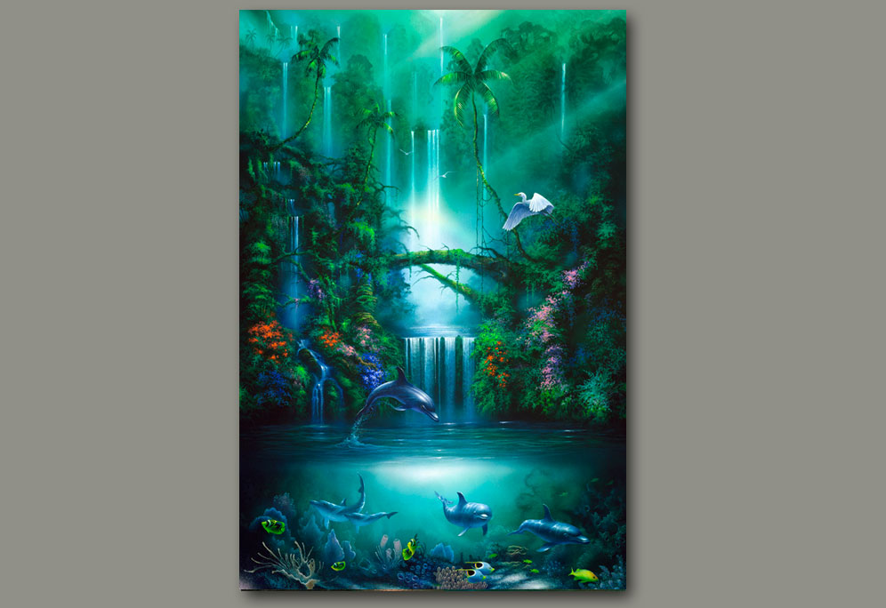 Waterfalls Painting